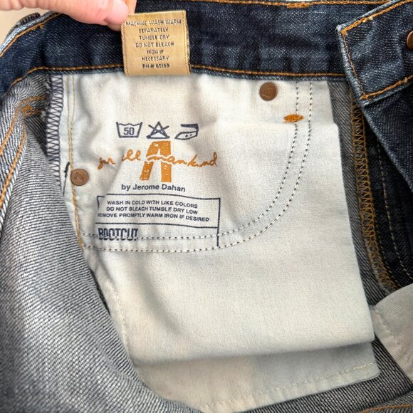 7 for All Mankind Vintage Bootcut Denim Size 28 - Picture 4 of 8